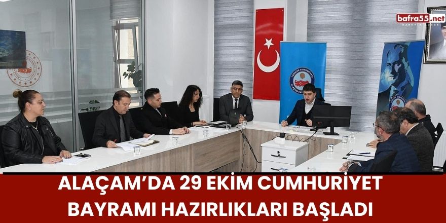 Alaçam’da 29 Ekim Cumhuriyet Bayramı Hazırlıkları Başladı