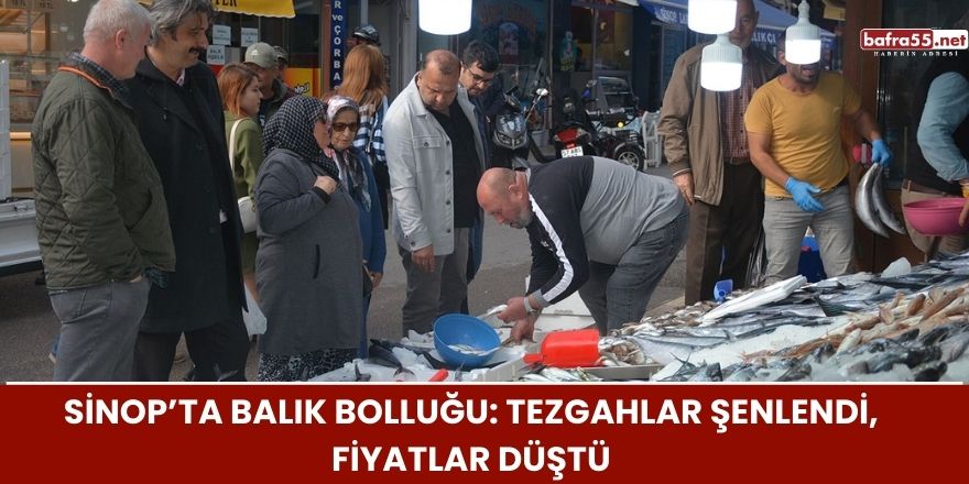 Sinop’ta Balık Bolluğu: Tezgahlar Şenlendi, Fiyatlar Düştü