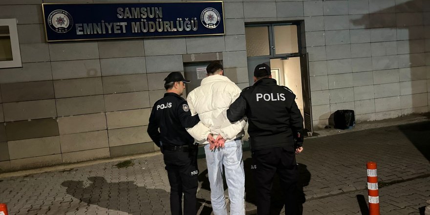 Samsun'da 8 Yıl Hapis Cezası Bulunan Hırsızlık Şüphelisi Yakalandı