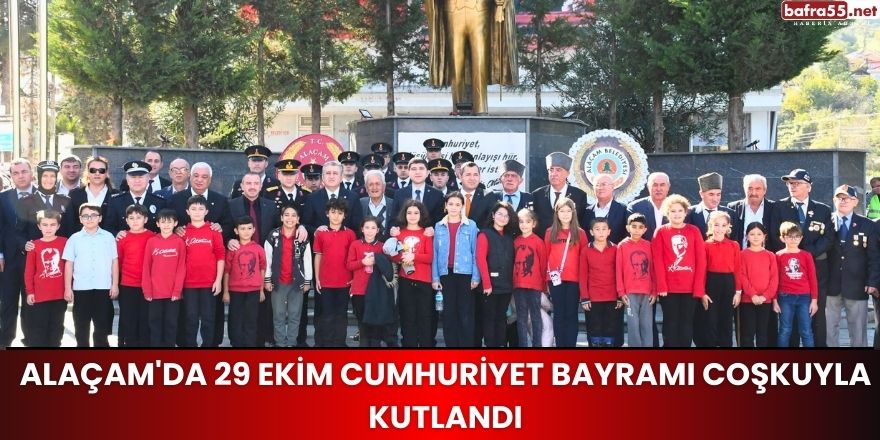 Alaçam'da 29 Ekim Cumhuriyet Bayramı Coşkuyla Kutlandı