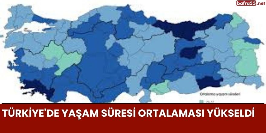 Türkiye'de yaşam süresi ortalaması yükseldi