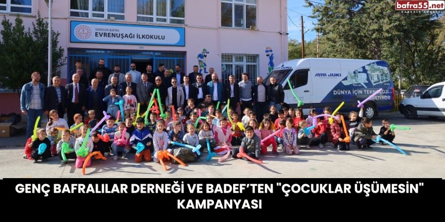 Genç Bafralılar Derneği ve BADEF’ten "Çocuklar Üşümesin" Kampanyası