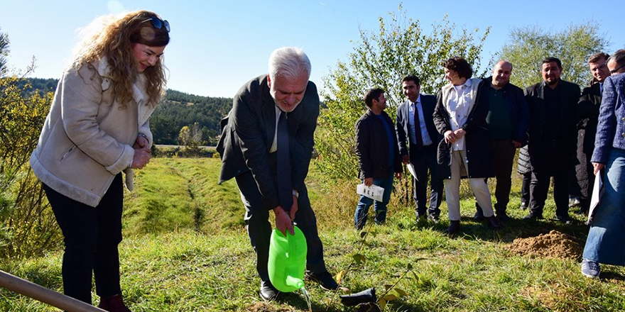 Kastamonu Üniversitesi Milli Ağaçlandırma Günü Etkinlikleri ile 100 Fidan Toprakla Buluştu