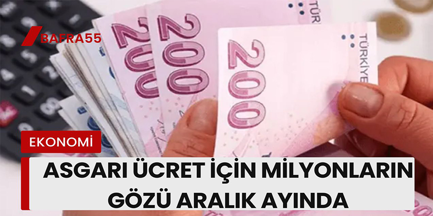 Asgari Ücret Zammı için Milyonların Gözü Aralık Ayında