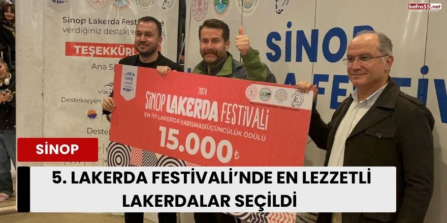 Sinop’ta 5. Lakerda Festivali’nde En Lezzetli Lakerdalar Seçildi