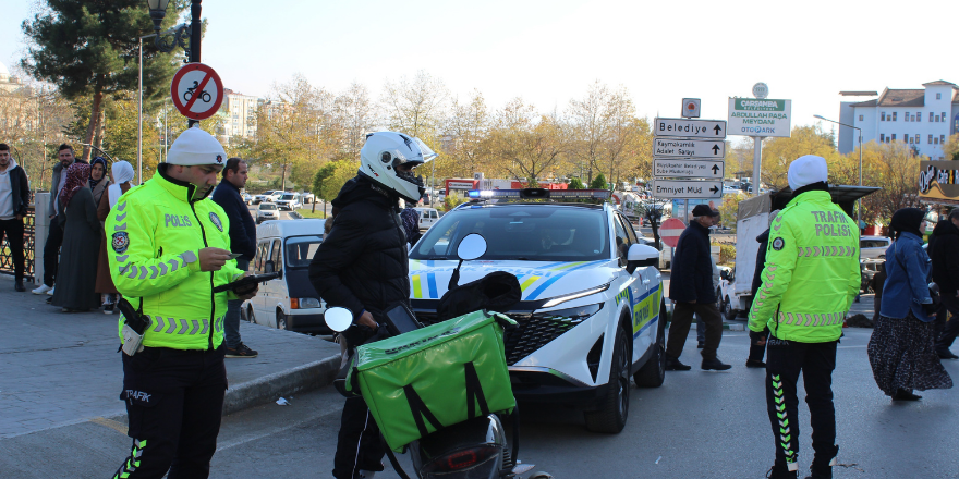 Çarşamba’da Motosiklet Denetimi