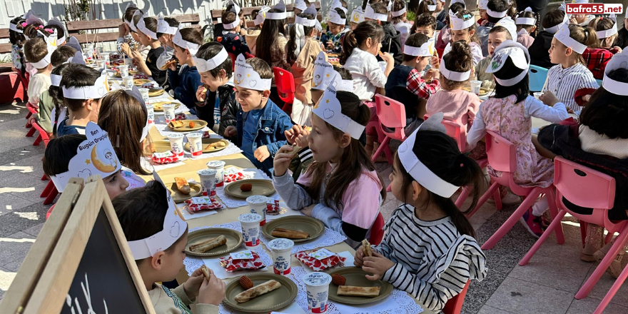 Minikler Tekne Orucu Heyecanı Yaşadı