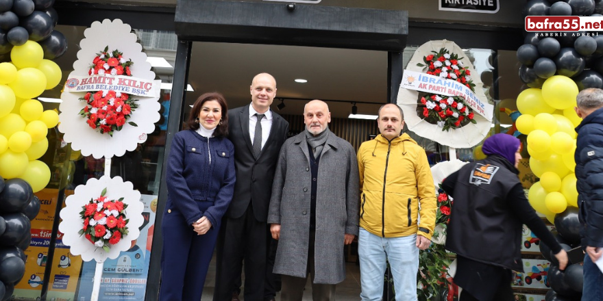 Bafra Kitap Kırtasiye Cafe’nin  Açılışı Dualarla Gerçekleştirildi