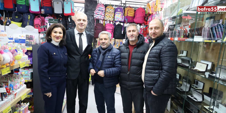 Bafra Kitap Kırtasiye Cafe’nin  Açılışı Dualarla Gerçekleştirildi