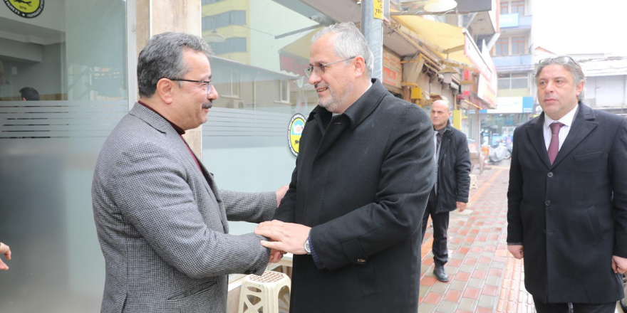 Başkan Kılıç Başkan Yılmaz’a Hayırlı Olsun Ziyaretinde Bulundu