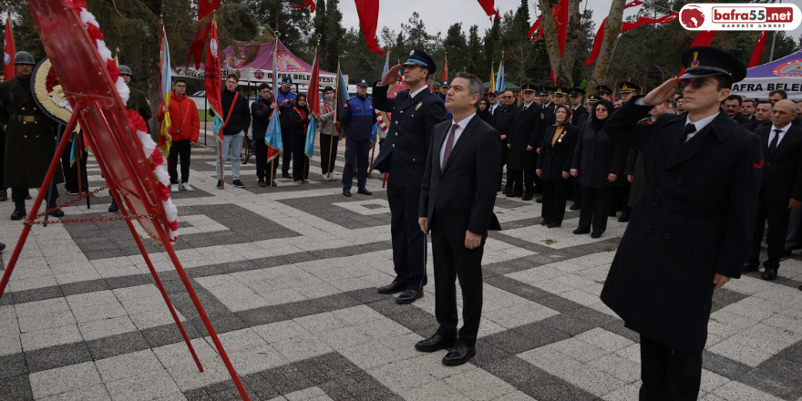 Bafra’da Şehitler Dualarla Anıldı 