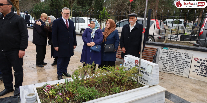 Bafra’da Şehitler Dualarla Anıldı 