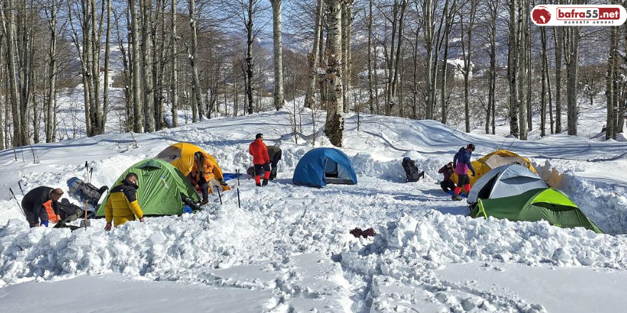 SAMDAK, Nebiyan Dağı’nda Kar ve Soğukla Mücadele Etti