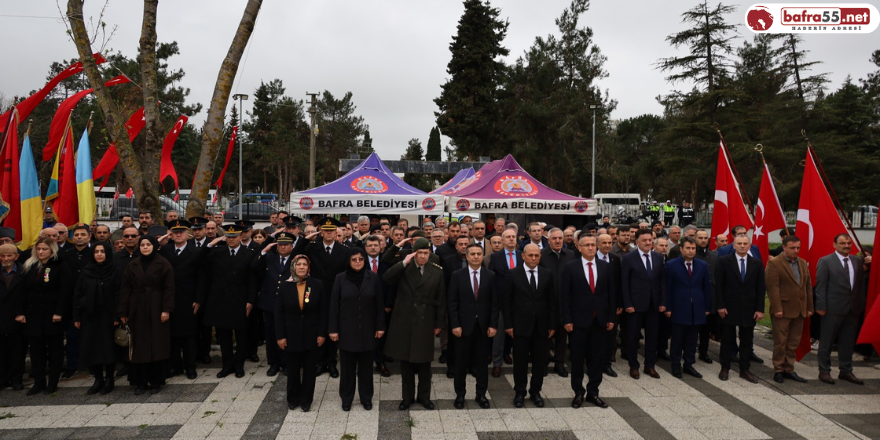 Bafra’da Şehitler Dualarla Anıldı 